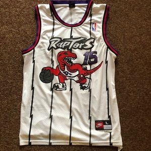 Large white Vince Carter jersey
